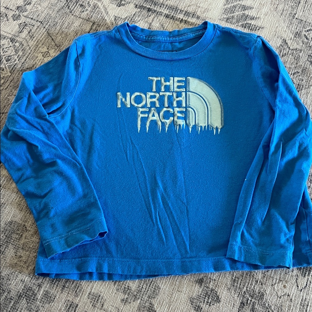 The North Face Vibrant Blue Long Sleeve Tee